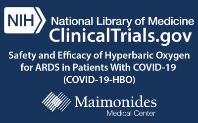 New Clinical Trial: Hyperbaric Oxygen Therapy in Non-ventilated COVID-19 Patients (HBOT)