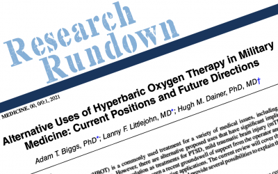Research Rundown: Alternative Uses of Hyperbaric Oxygen Therapy in Military Medicine