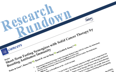 Research Rundown – Episode 15: Short-Term Fasting Synergizes with Solid Cancer Therapy by Boosting Antitumor Immunity