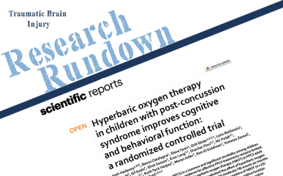 Research Rundown – Episode 28: Hyperbaric oxygen therapy in children with post‑concussion syndrome improves cognitive and behavioral function: a randomized controlled trial
